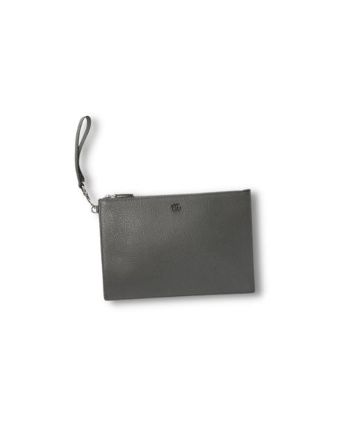 Gvc*1 GG Marmont Pouch Grey For Men 12in/30.5cm 475317 1T56F 1126
