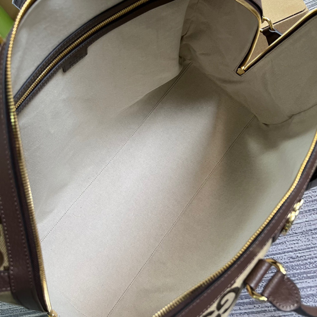 Gvc*1 Jumbo GG Large Duffle Bag Brown 20.5in/52cm 696039 UKMKG 8396