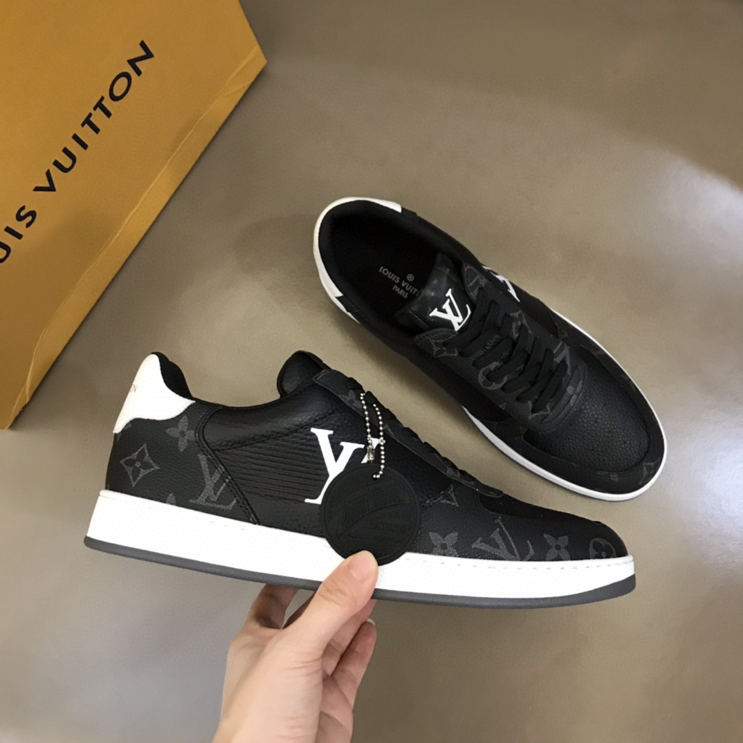 L0vis Vvtt0n Rivoli Sneaker Monogram Canvas Black For Men