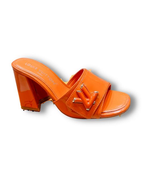 L0vis Vvtt0n Shake Mule Orange For Women