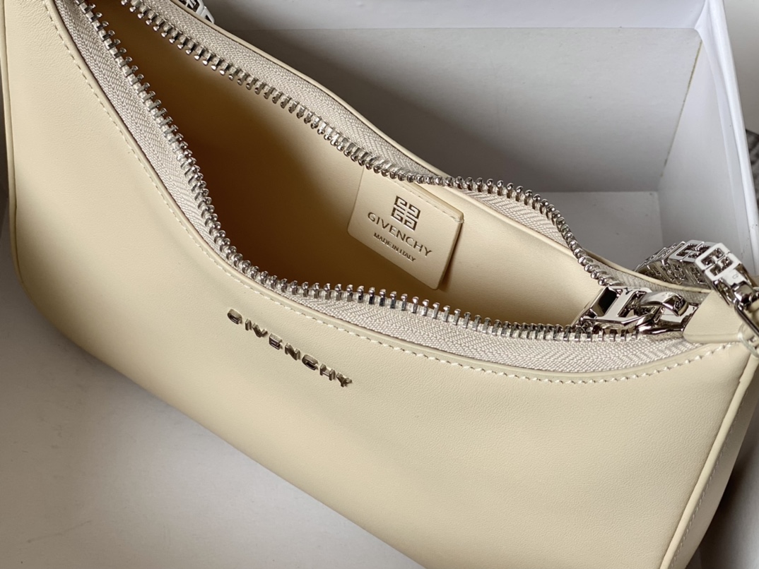Givenchy Small Moon Cut Out Bag Black/Pink/Cream/Brown/Grey/Dark Grey For Women‎ 9.8in/25cm BB50LGB1A4-001