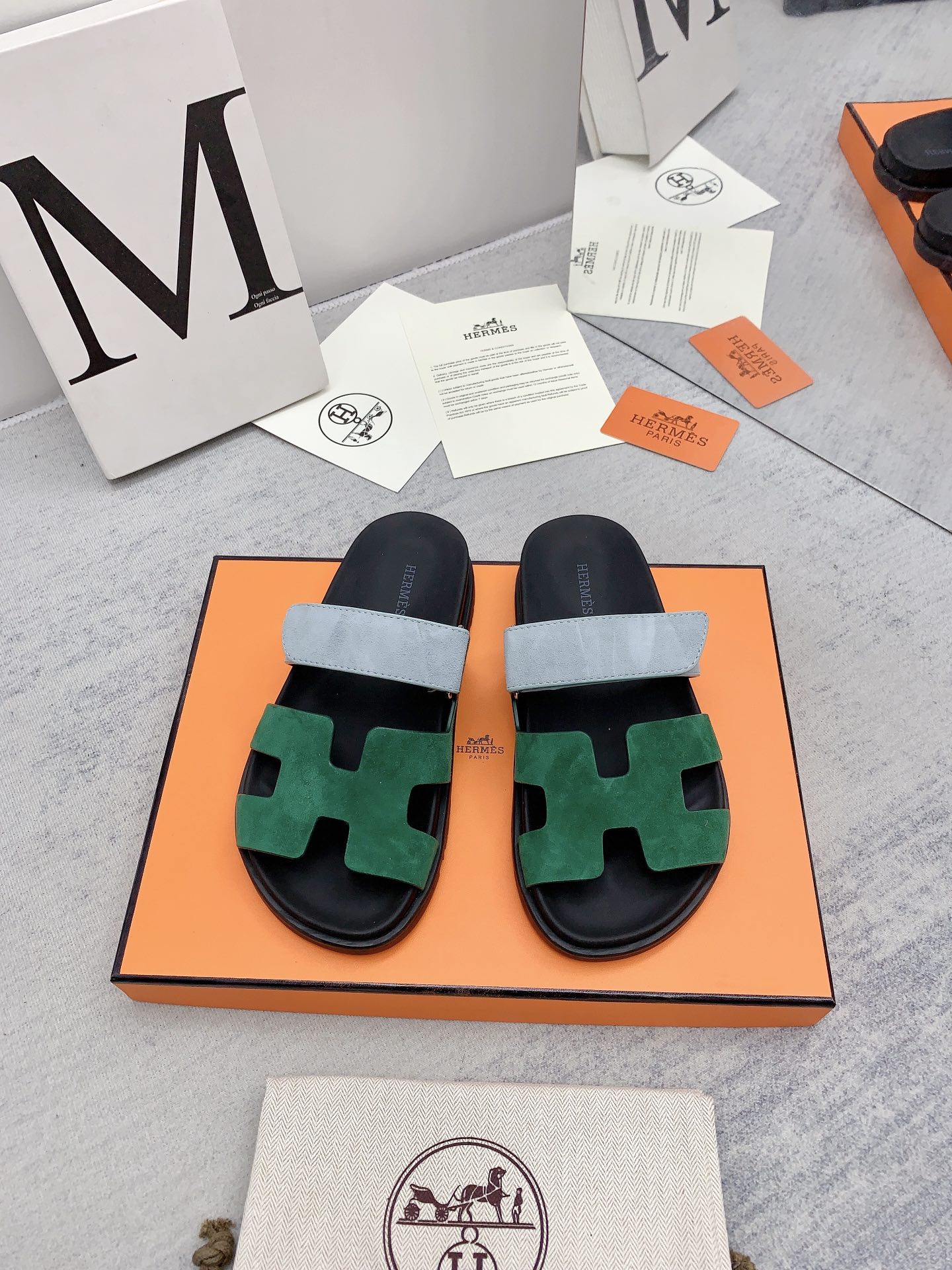 H**me5 Chypre Sandal Green/Blue For Men
