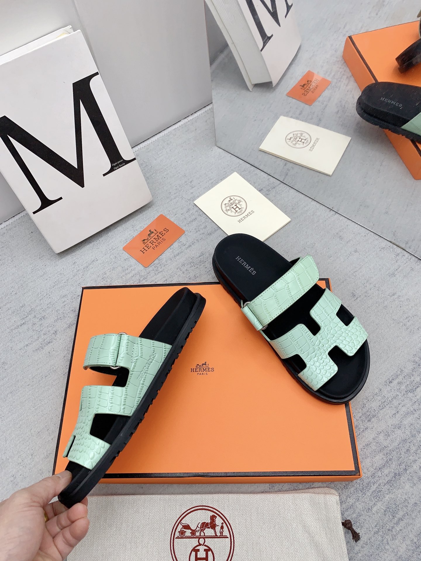 H**me5 Chypre Sandal Jade Green For Men