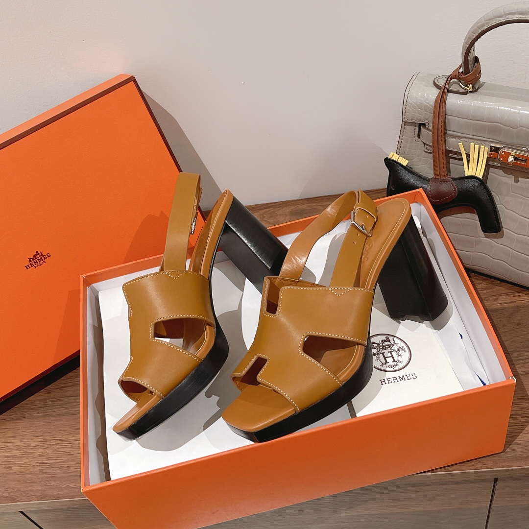 H**me5 Eris 90 Sandal Brown For Women