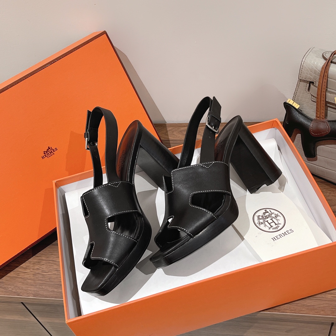 H**me5 Eris 90 Sandal Black For Women H221132Z 02355