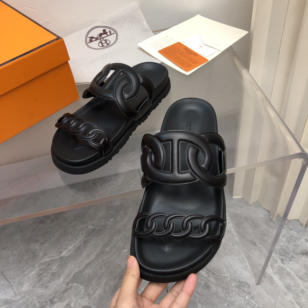 H**me5 Extra Sandal Black For Women H222302Z 02350