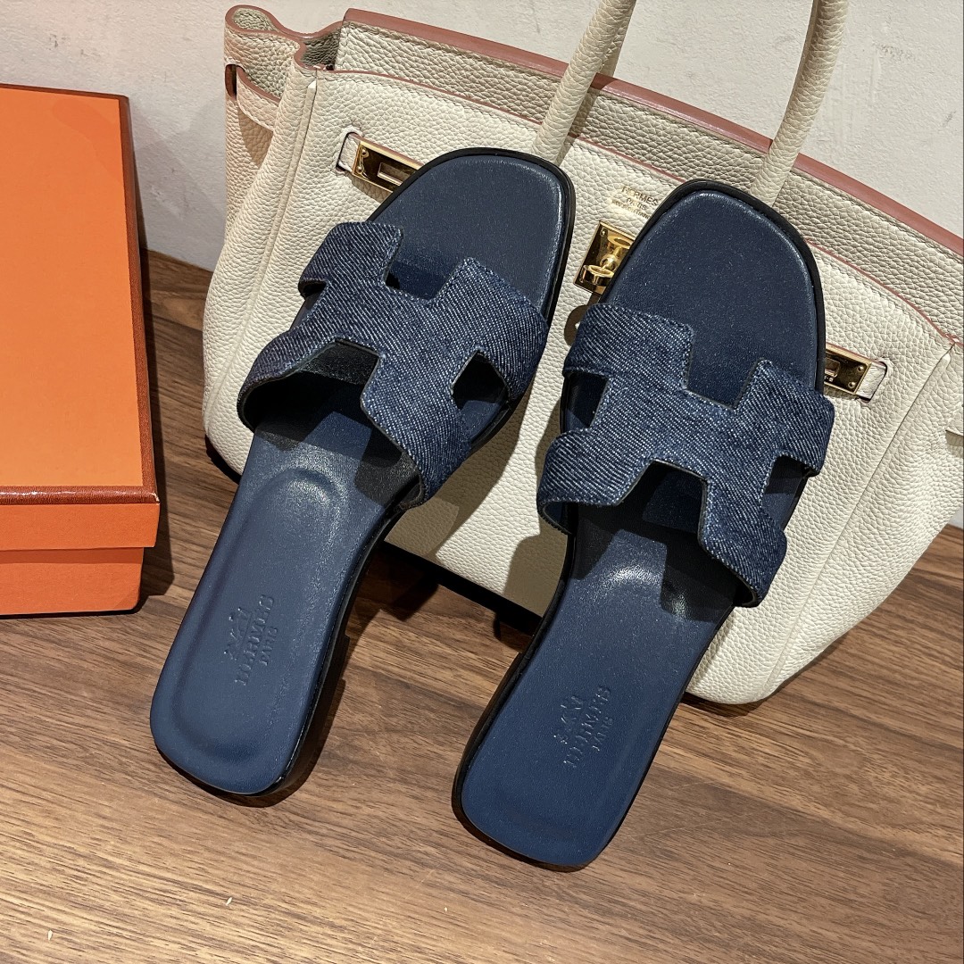 H**me5 Oran Sandal Navy Blue For Women