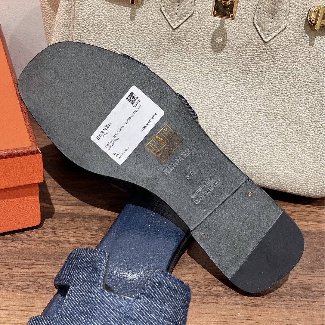 H**me5 Oran Sandal Navy Blue For Women