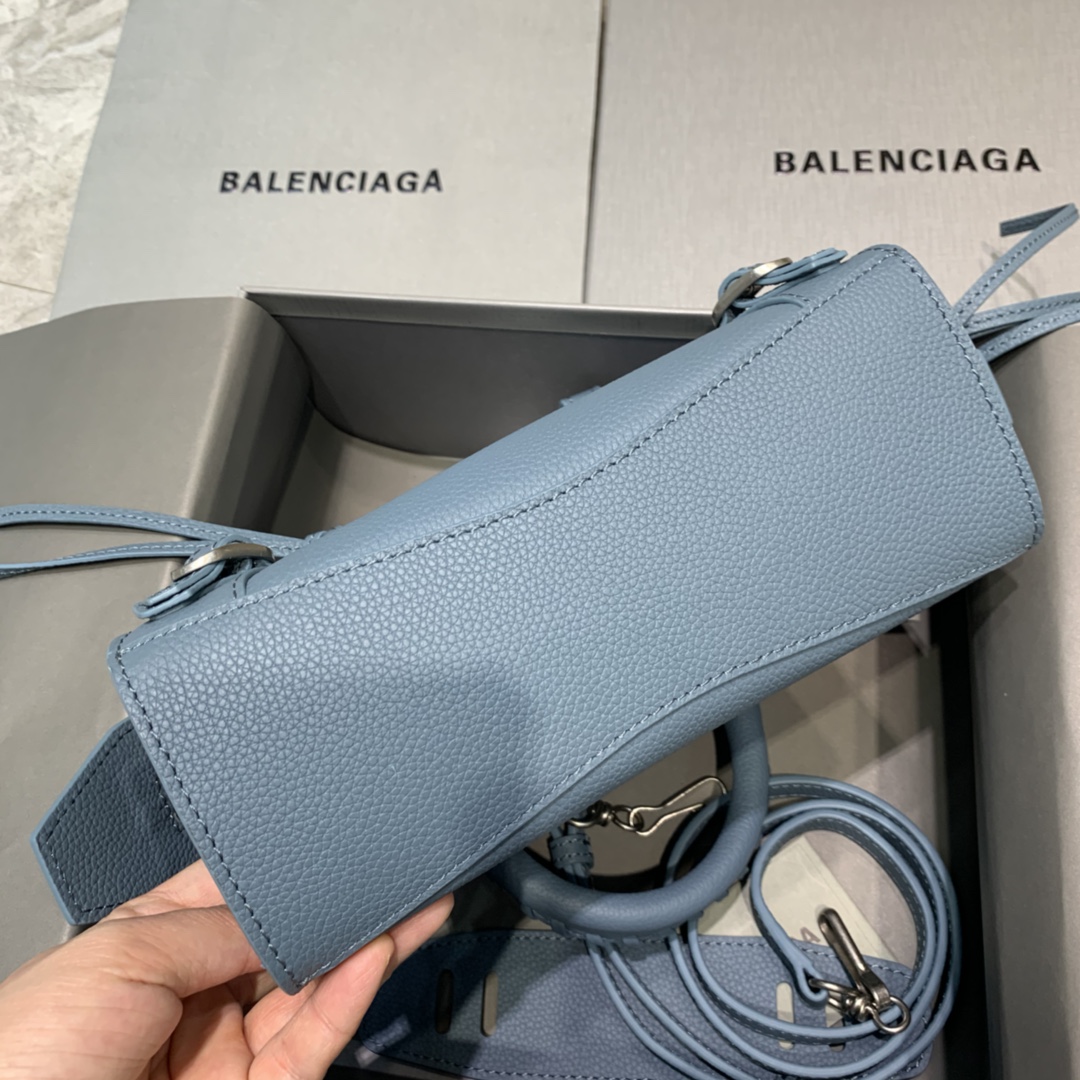 Ba1en*iaga Neo Classic Mini Handbag Black/Blue For Women‎ 8.6in/21.8cm 69806715Y471000