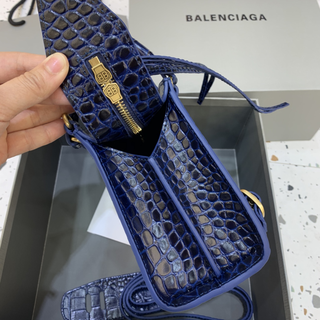Ba1en*iaga Neo Classic Mini Handbag Black/Dark Blue/Cream/Brown/Green Khaki For Women‎ 8.6in/21.8cm
