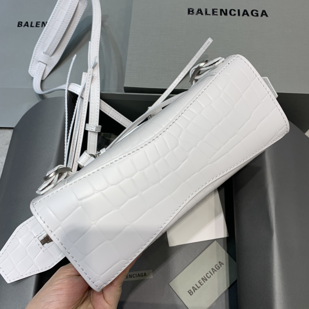 Ba1en*iaga Neo Classic Mini Handbag Black/White For Women‎ 8.6in/21.8cm