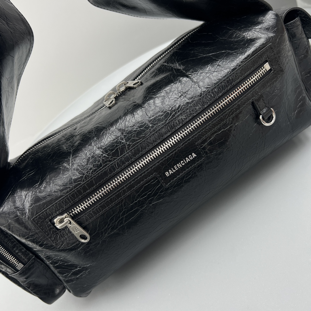 Ba1en*iaga S*perbusy Sling Bag Black For Women‎ 11.8in/30cm