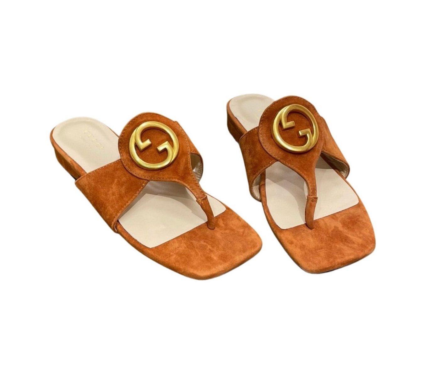 Gvc*1 Blondie Thong Sandal In Soft Brown For Women 