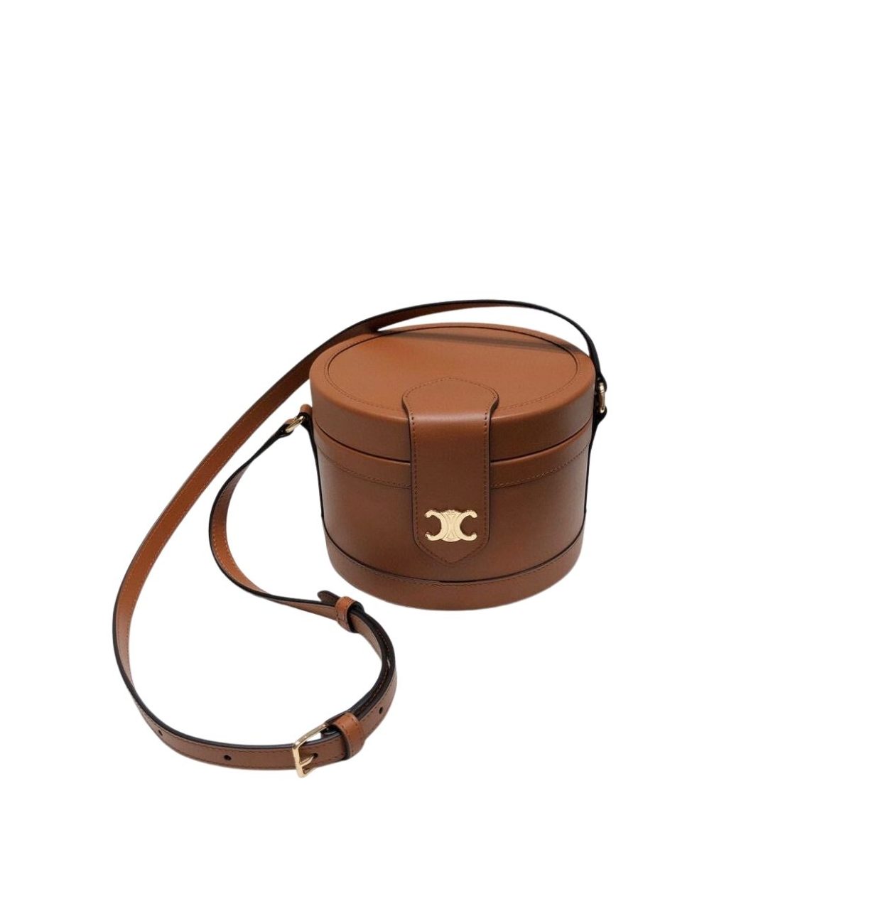 Ce1i*e Shocket Bag Brown For Women 6.7in/17cm