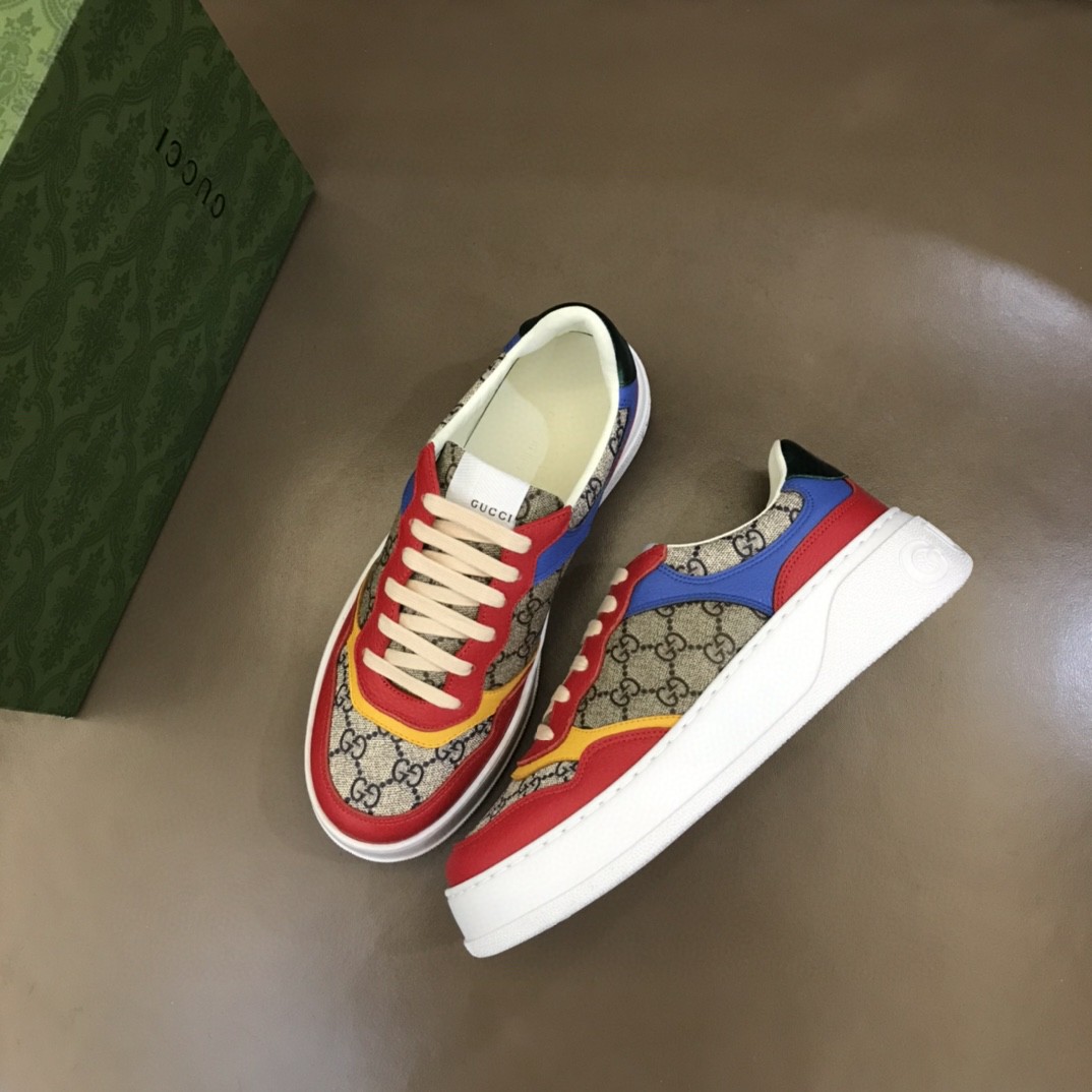 Gvc*1 GG Sneaker Red For Men 726828 FABAV 4050