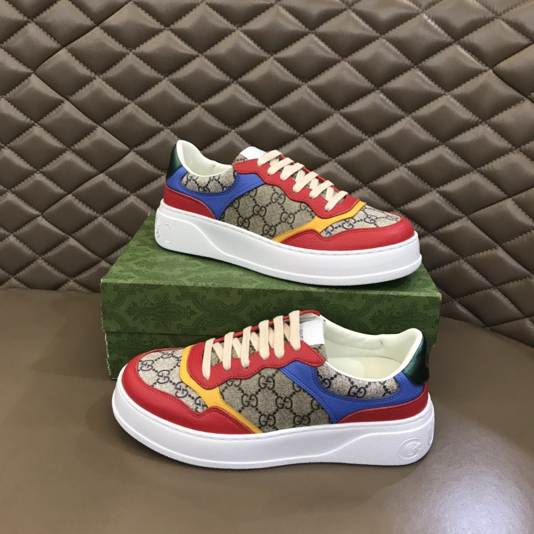 Gvc*1 GG Sneaker Red For Men 726828 FABAV 4050