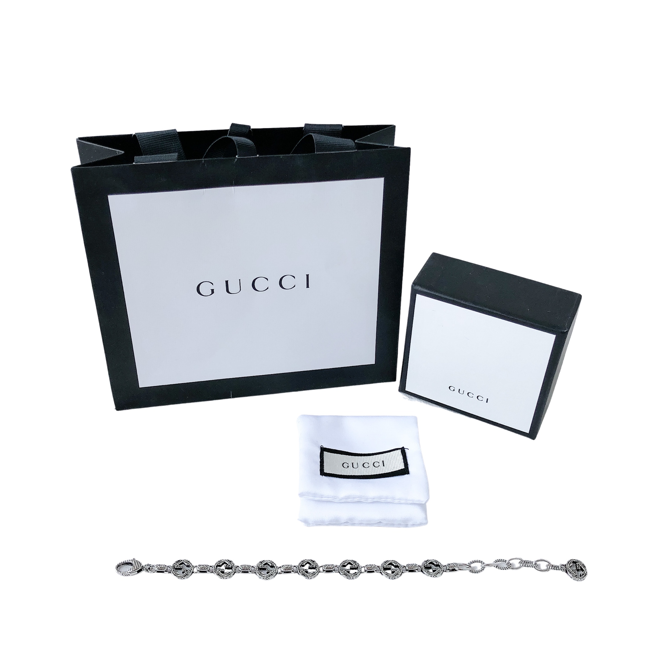 Gvc*1 Double G Bracelet Silver For Women