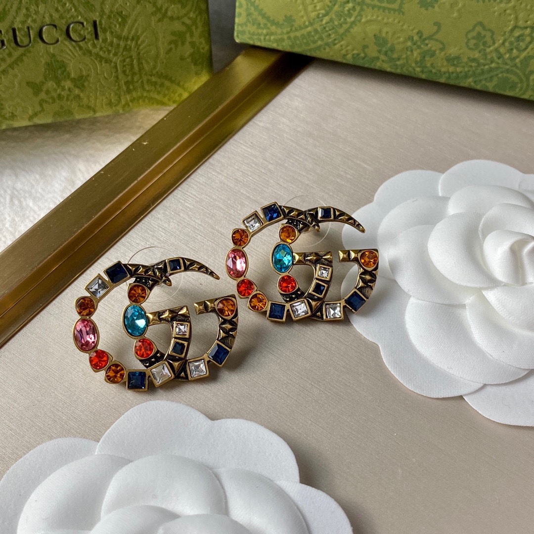 Gvc*1 Double G Earrings Multicolor For Women