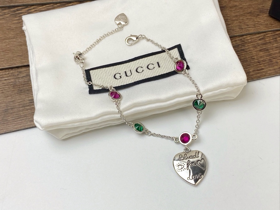 Gvc*1 Heart-Eye Bracelet Silver For Women