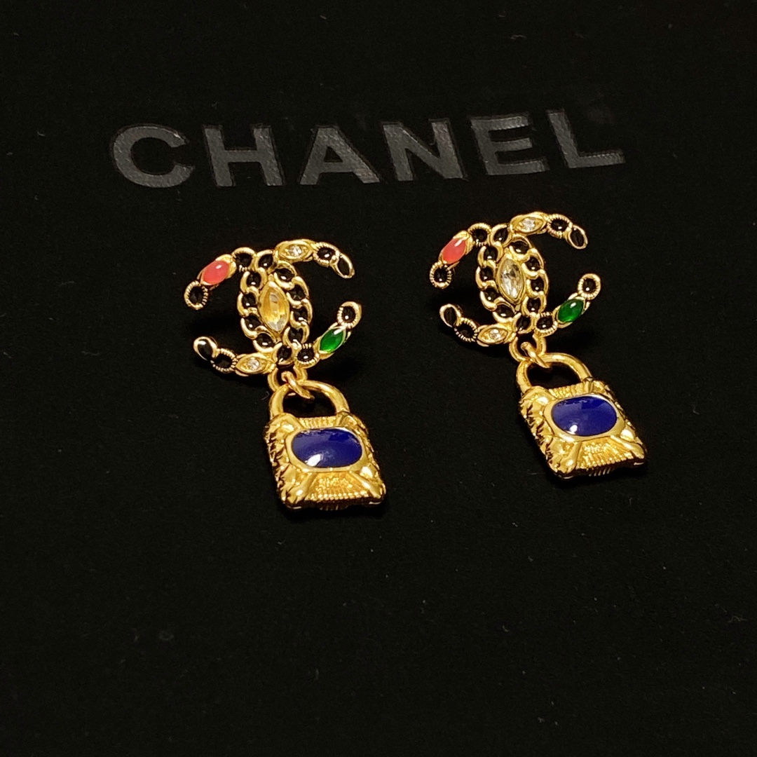 Mesh Earrings Gold For Women
