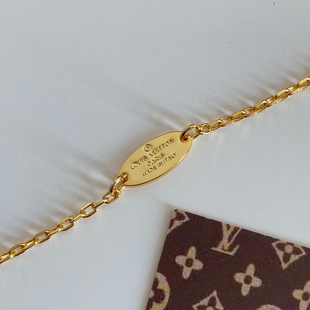 L0vis Vvtt0n Necklace Gold For Women