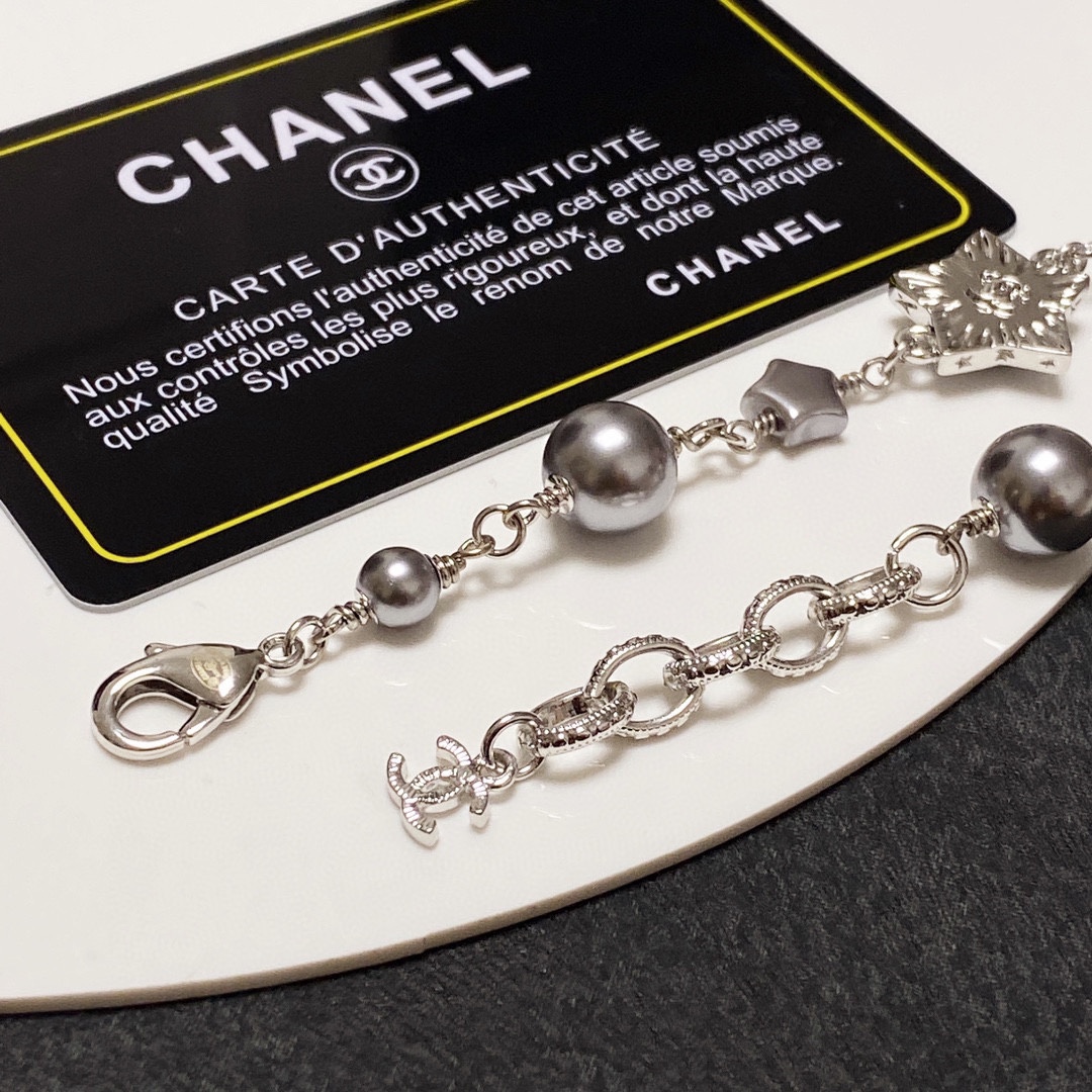Ch**el Pentagram Bracelet Silver For Women