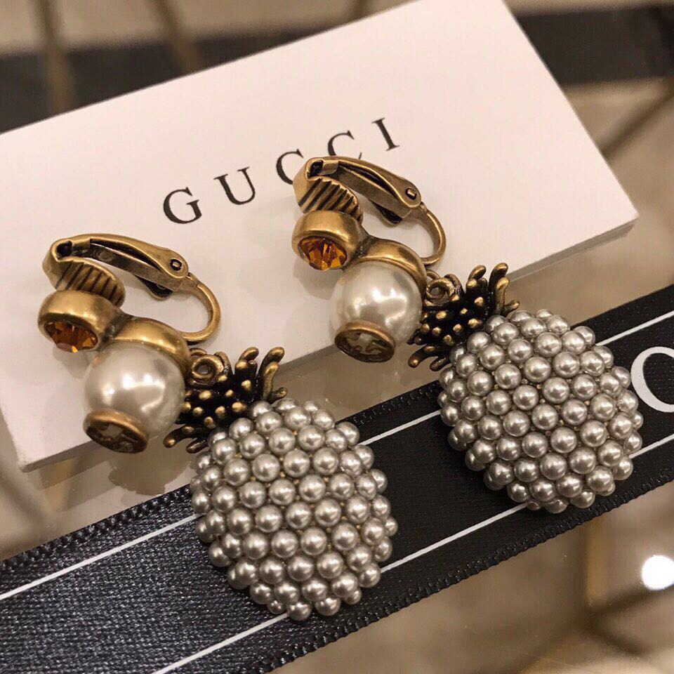 Gvc*1 Pineapple Earrings Gold For Women