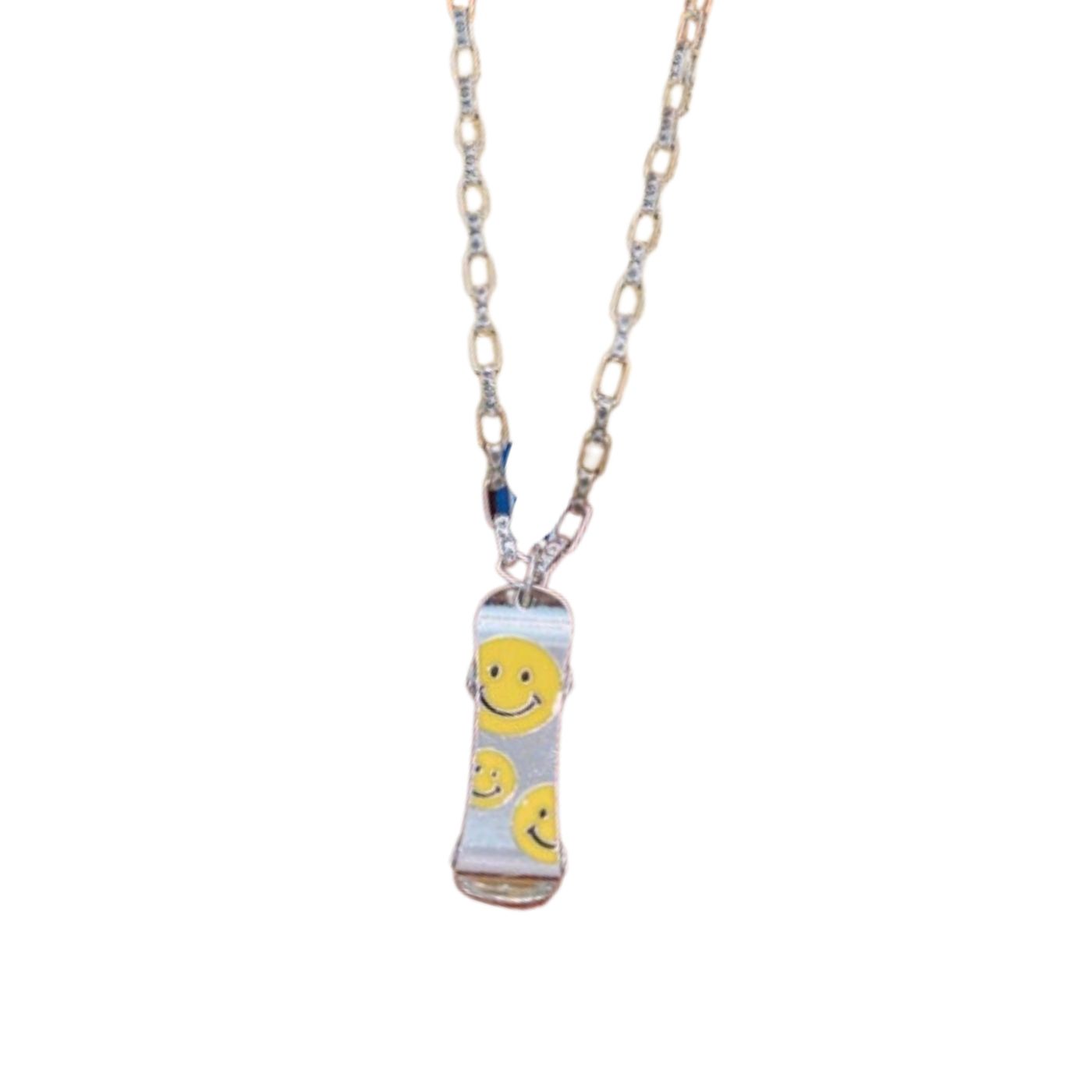 L0vis Vvtt0n Skateboard Necklace Silver For Women