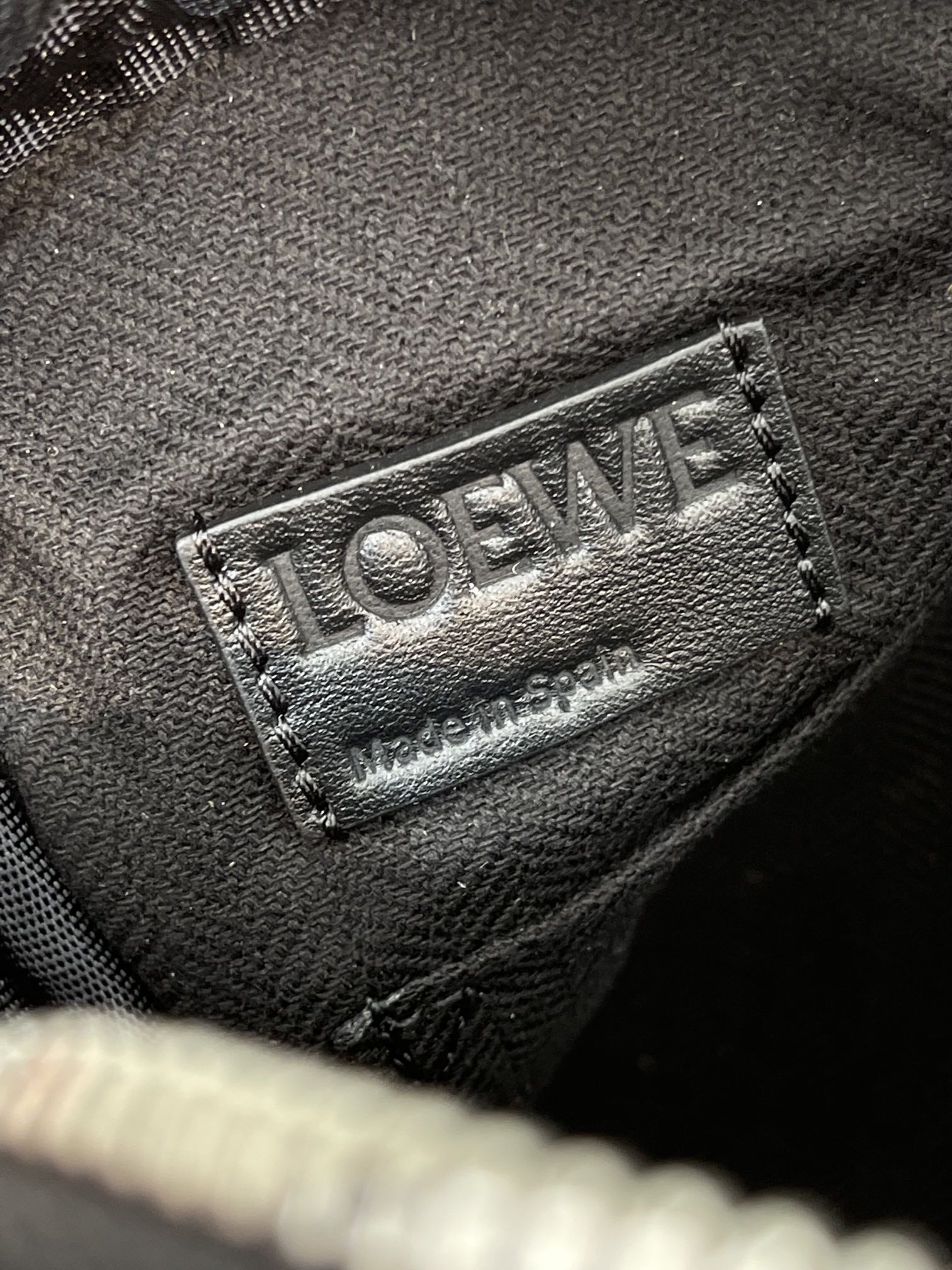 L0ew* XS Military Messenger Bag Black/Green/Navy Blue For Women 9.1in / 23cm B553A72X22