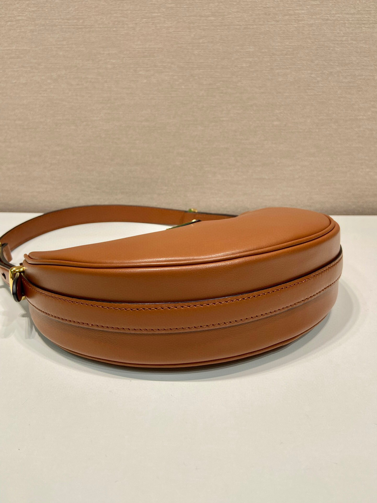 Pra*a Shoulder Bag In Brown For Women 8.8in/ 22.5cm 1BC194_ASK_F0XUG_V_HOO