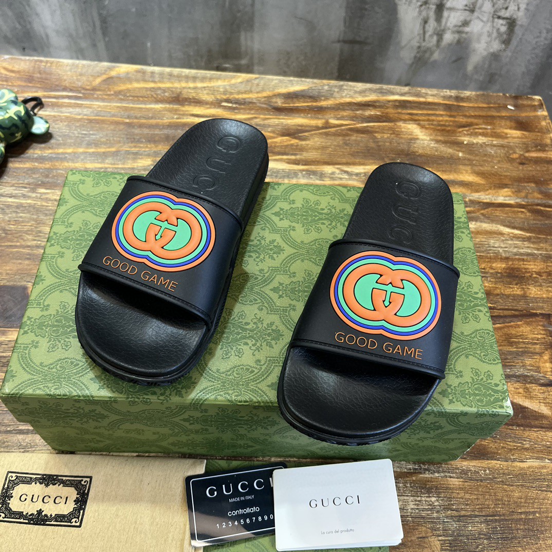 Gvc*1 Good Game Slide Sandal Black For Men 722427 0R030 1000