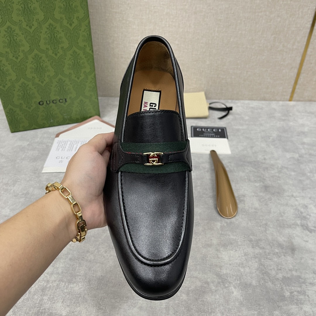 Gvc*1 Loafer With Interlocking G Black For Men