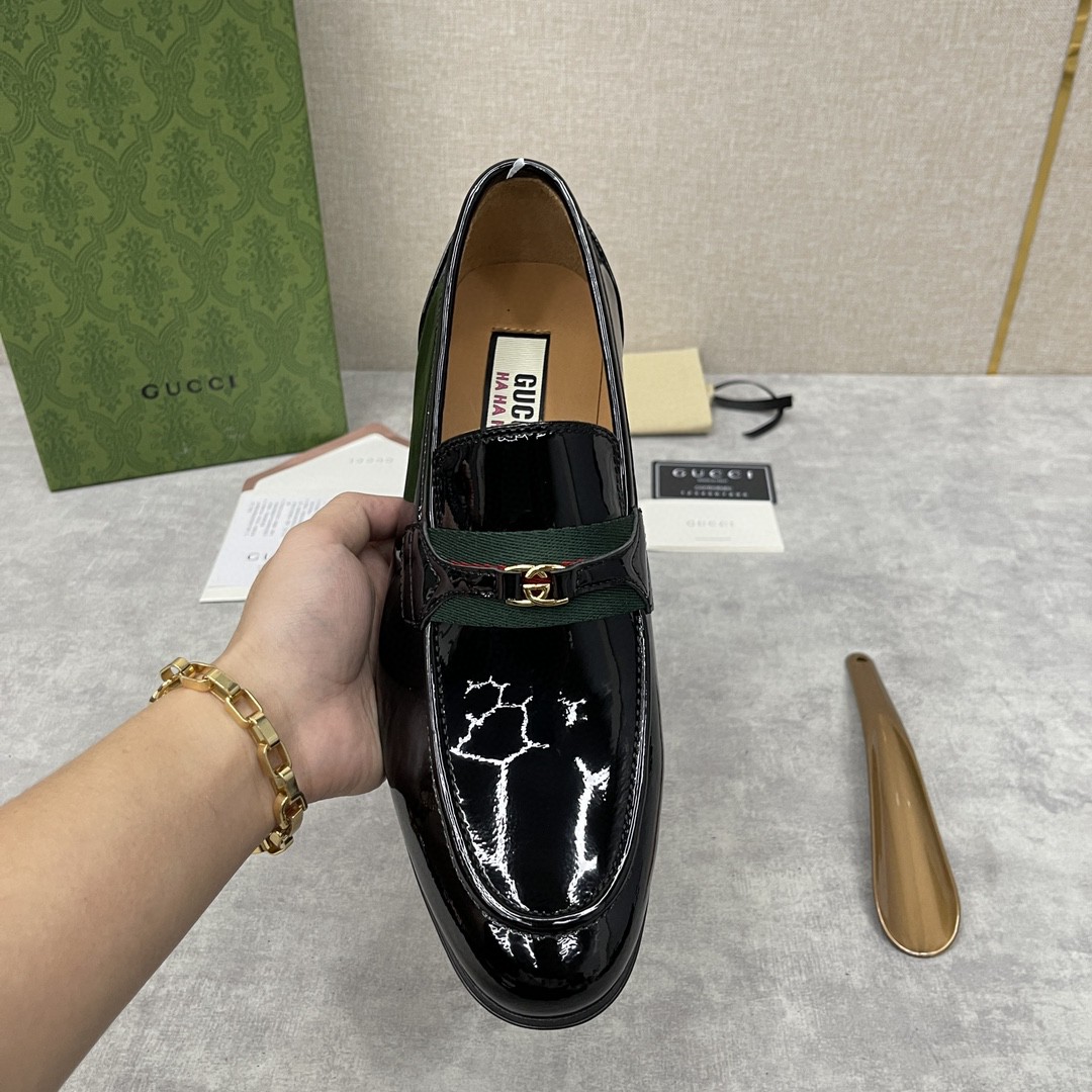 Gvc*1 Loafer With Interlocking G Black For Men