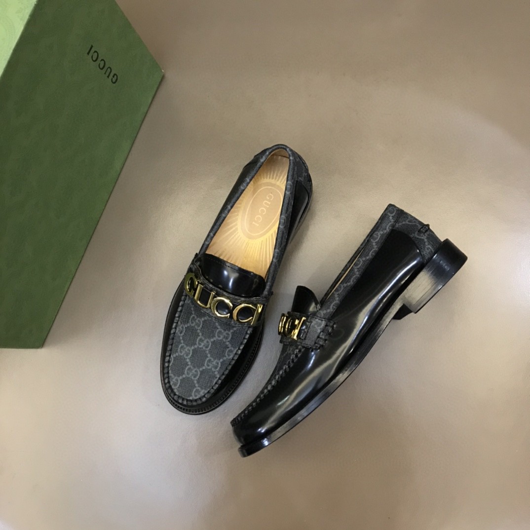Gvc*1 Loafer With Logo Gvc*1 Black For Men