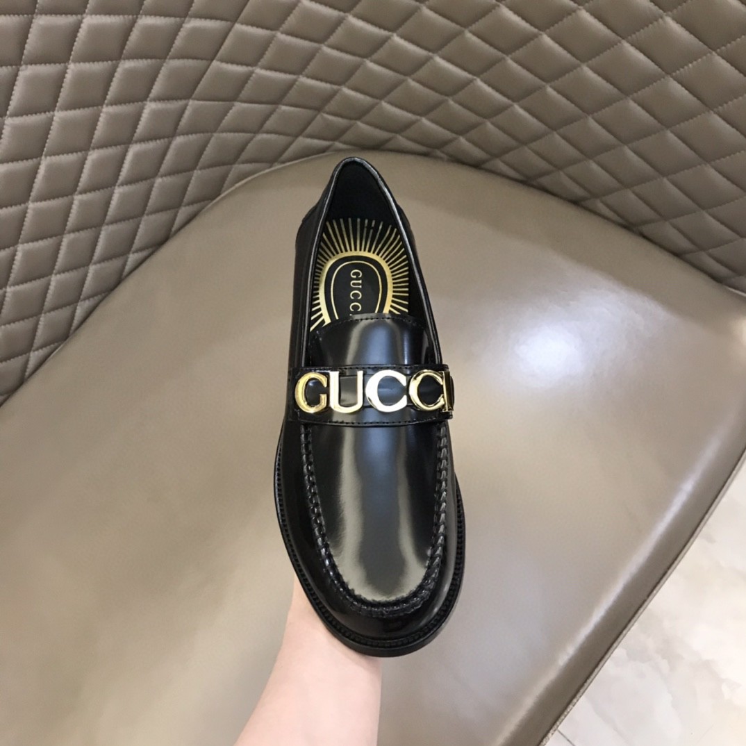Gvc*1 Loafer With Logo Gvc*1 Black For Men