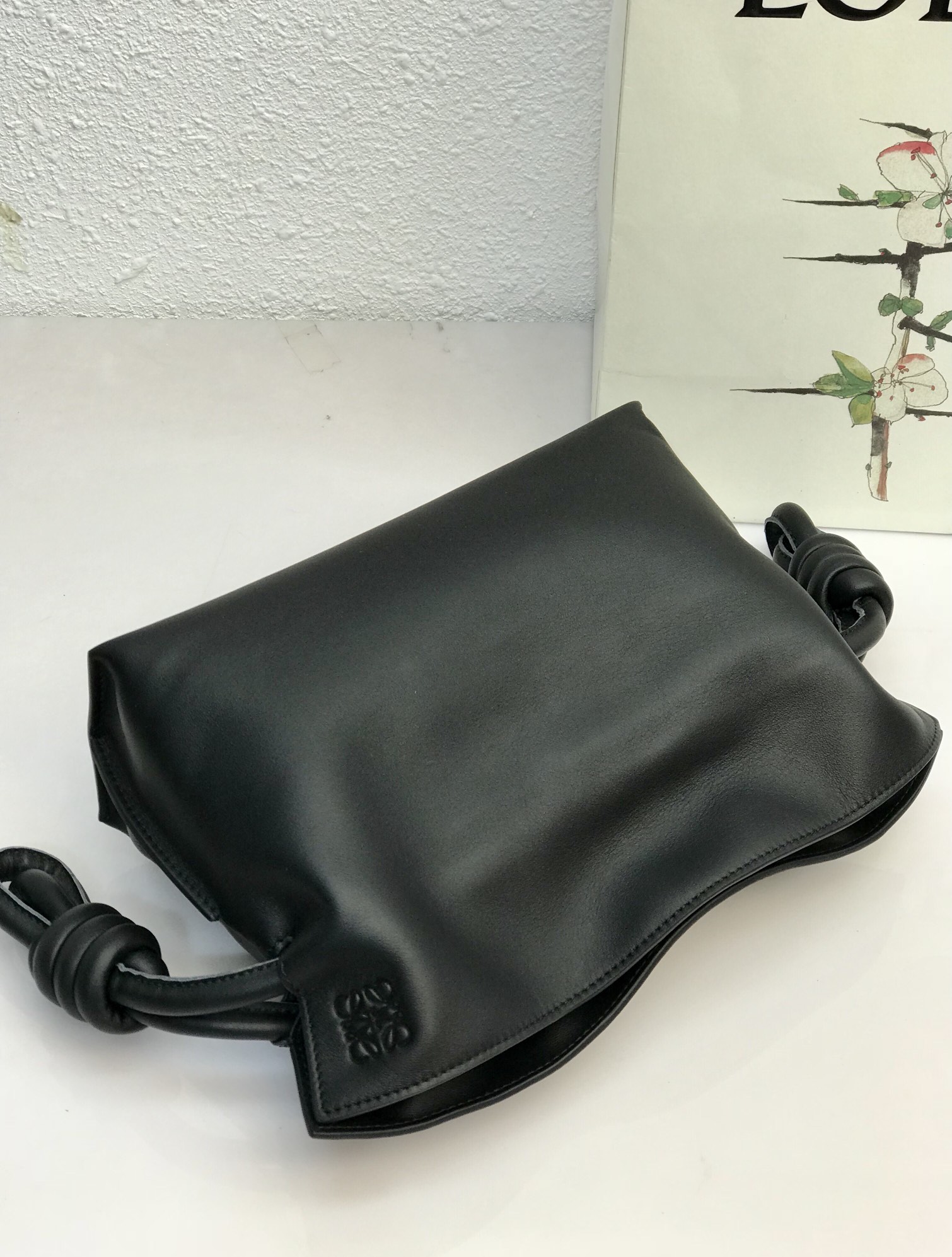 L0ew* Mini Flamenco Clutch Black/Brown/Dark Green/Green For Women 9.4in / 23.9cm A411FC2X37