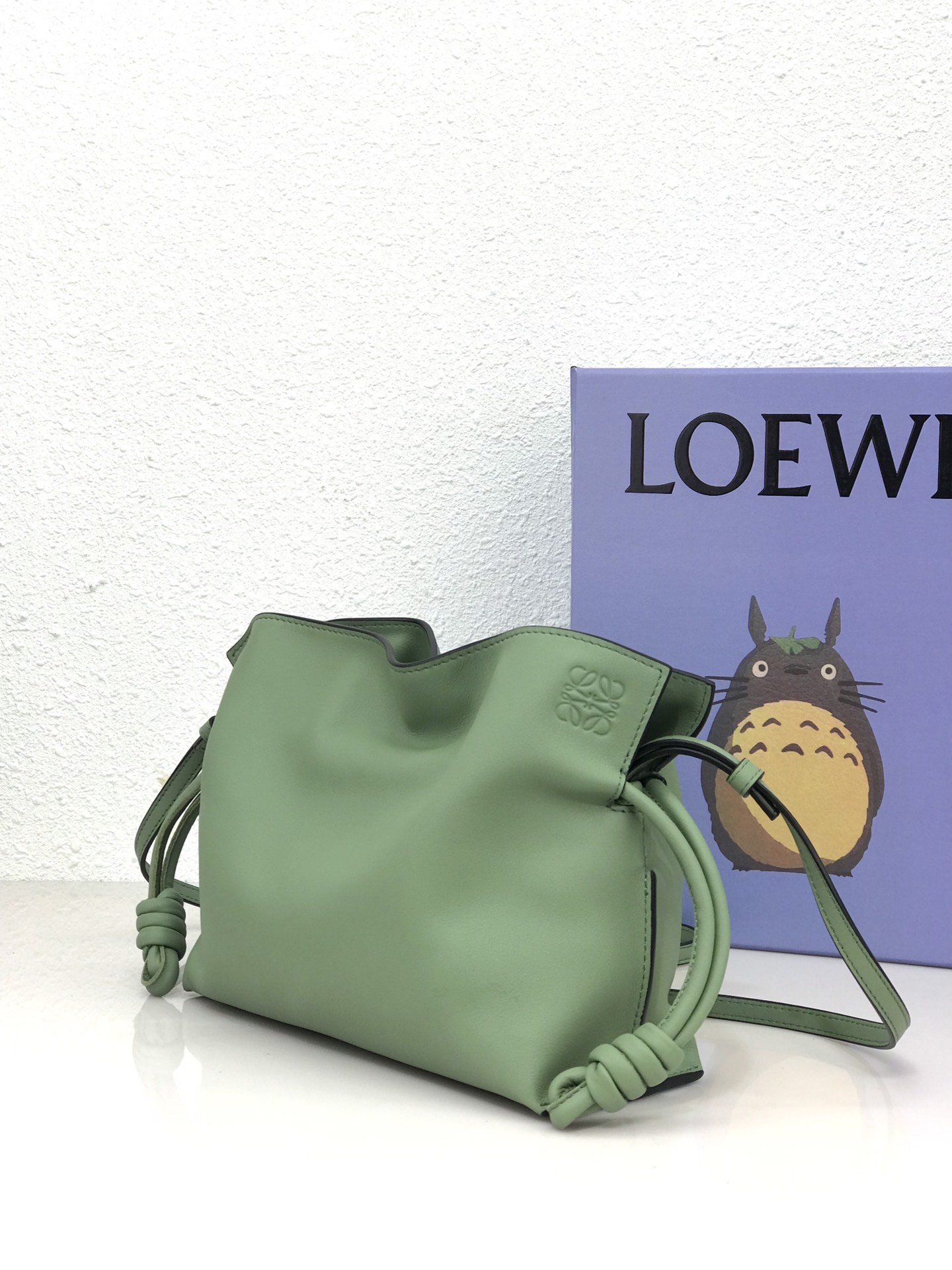 L0ew* Mini Flamenco Clutch Black/Brown/Dark Green/Green For Women 9.4in / 23.9cm A411FC2X37