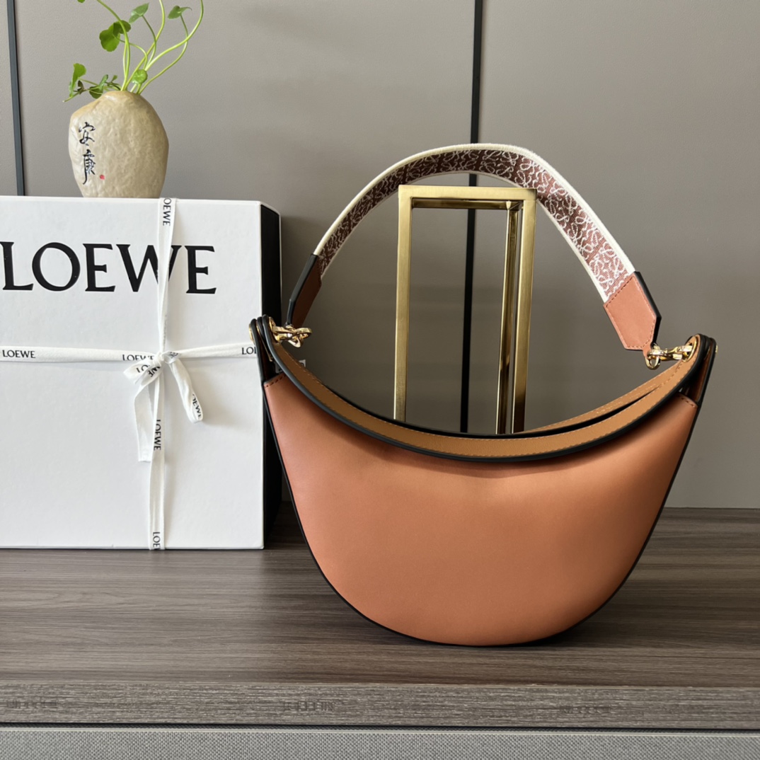 L0ew* Small Luna Bag Black/Brown/Cream/Green/Yellow For Women 12in / 30.5cm A923PM1X01