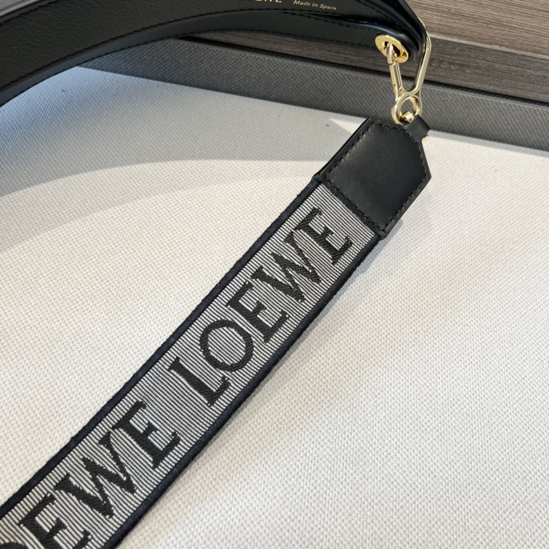 L0ew* Small Luna Bag Black/Brown/Cream/Green/Yellow For Women 12in / 30.5cm A923PM1X01