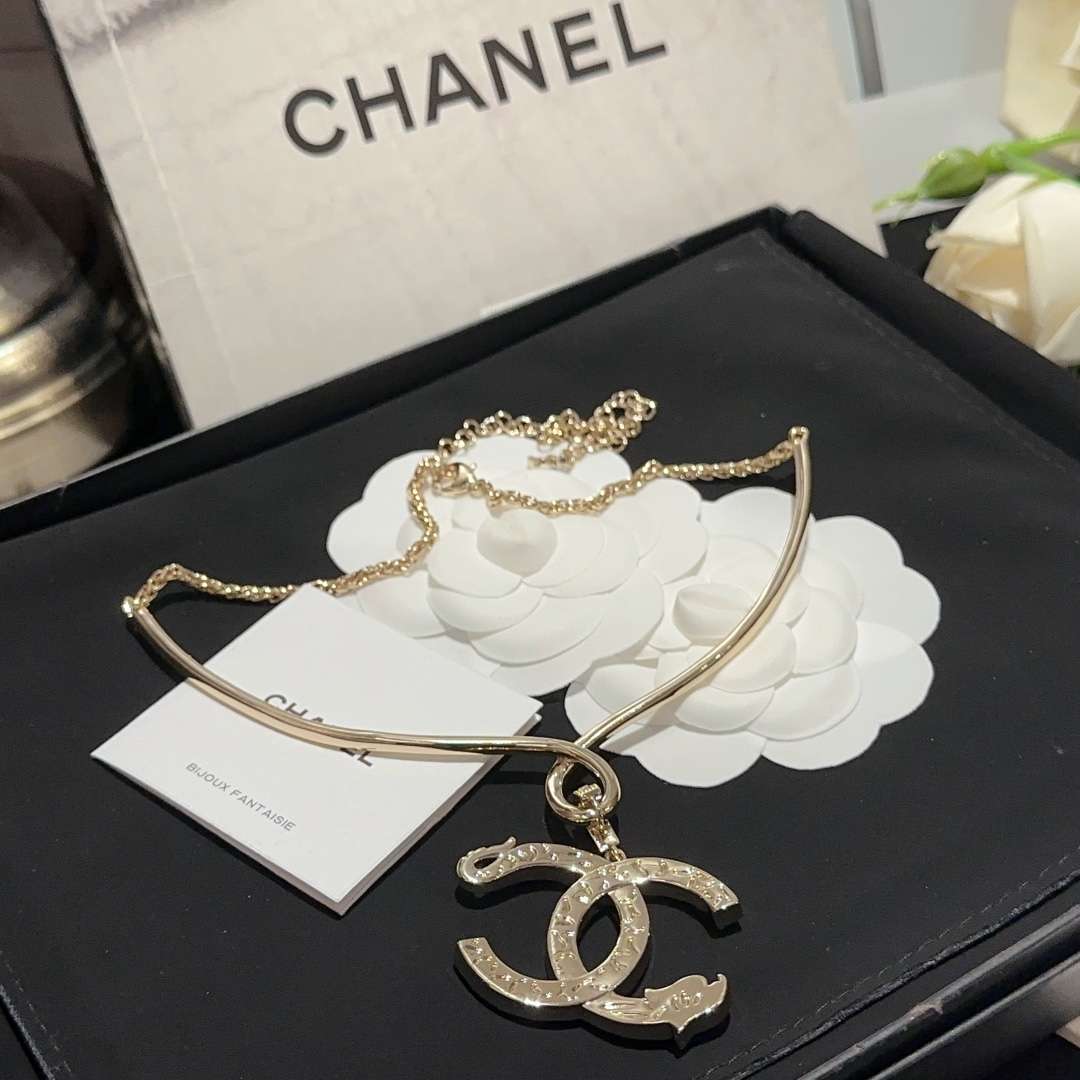 Ch**el CC Necklaces Gold For Women