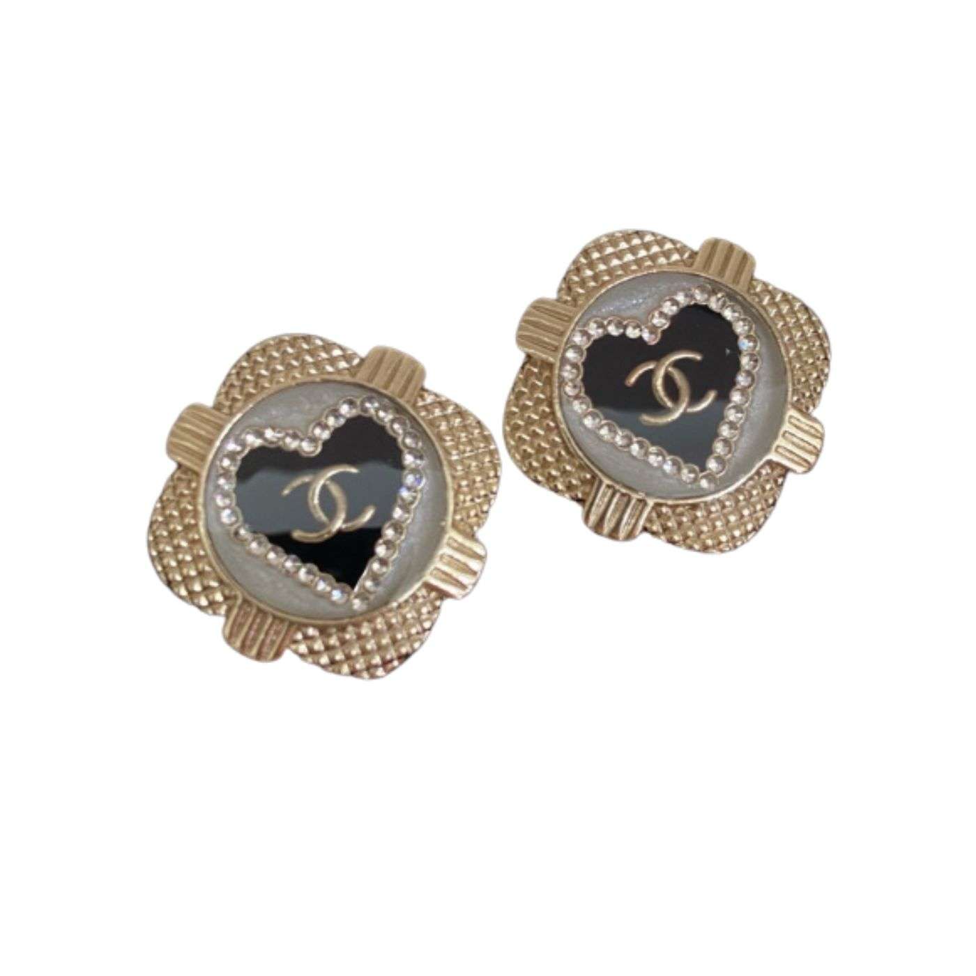 Ch**el Earrings Black For Women