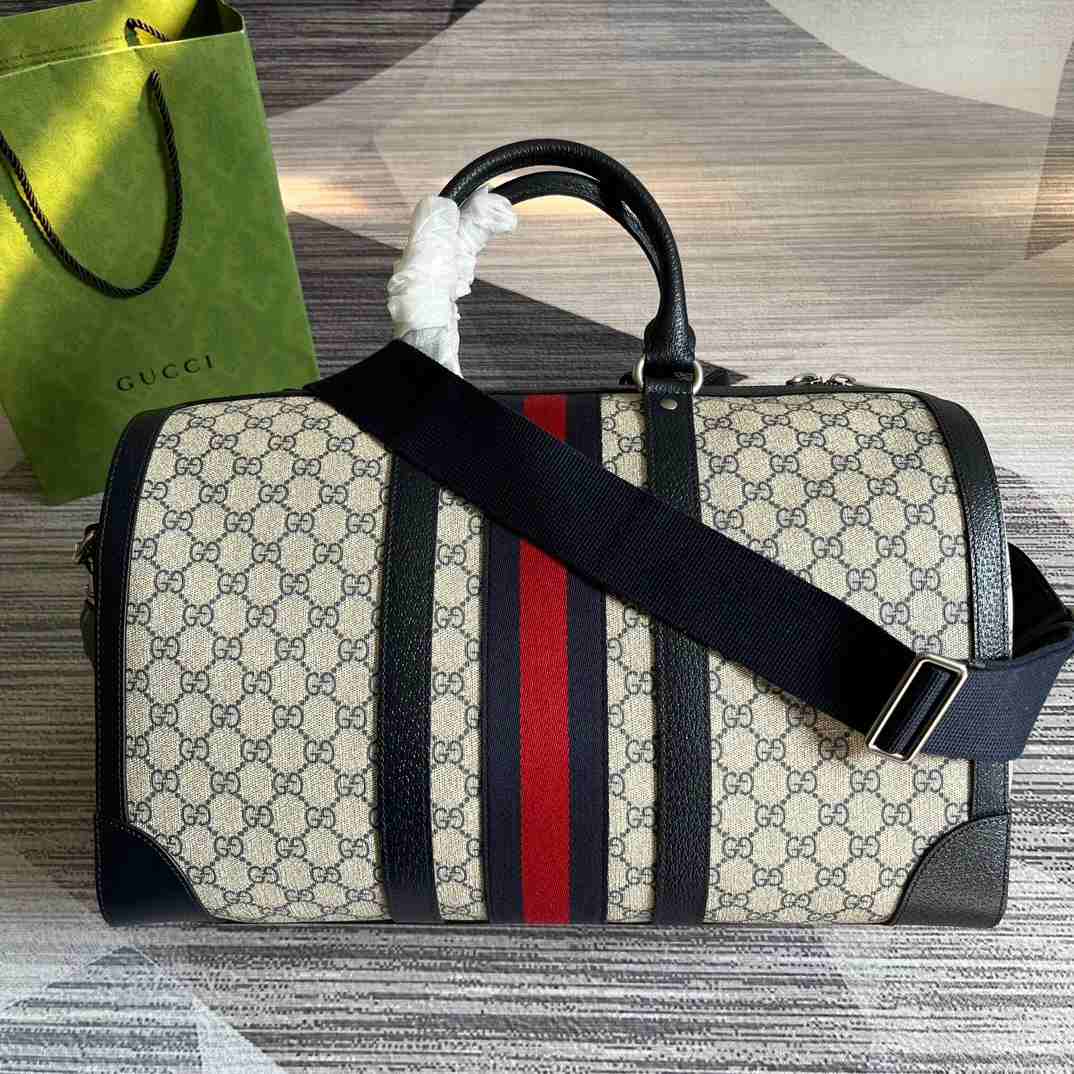 Gvc*1 Savoy Small Duffle Bag Blue/Black 17.7 in/45 cm 724642 9C2SN 4076
