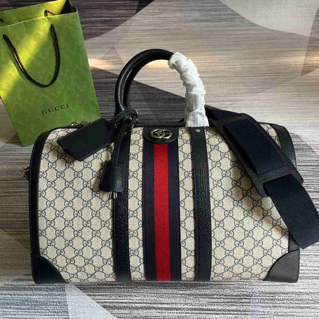 Gvc*1 Savoy Small Duffle Bag Blue/Black 17.7 in/45 cm 724642 9C2SN 4076