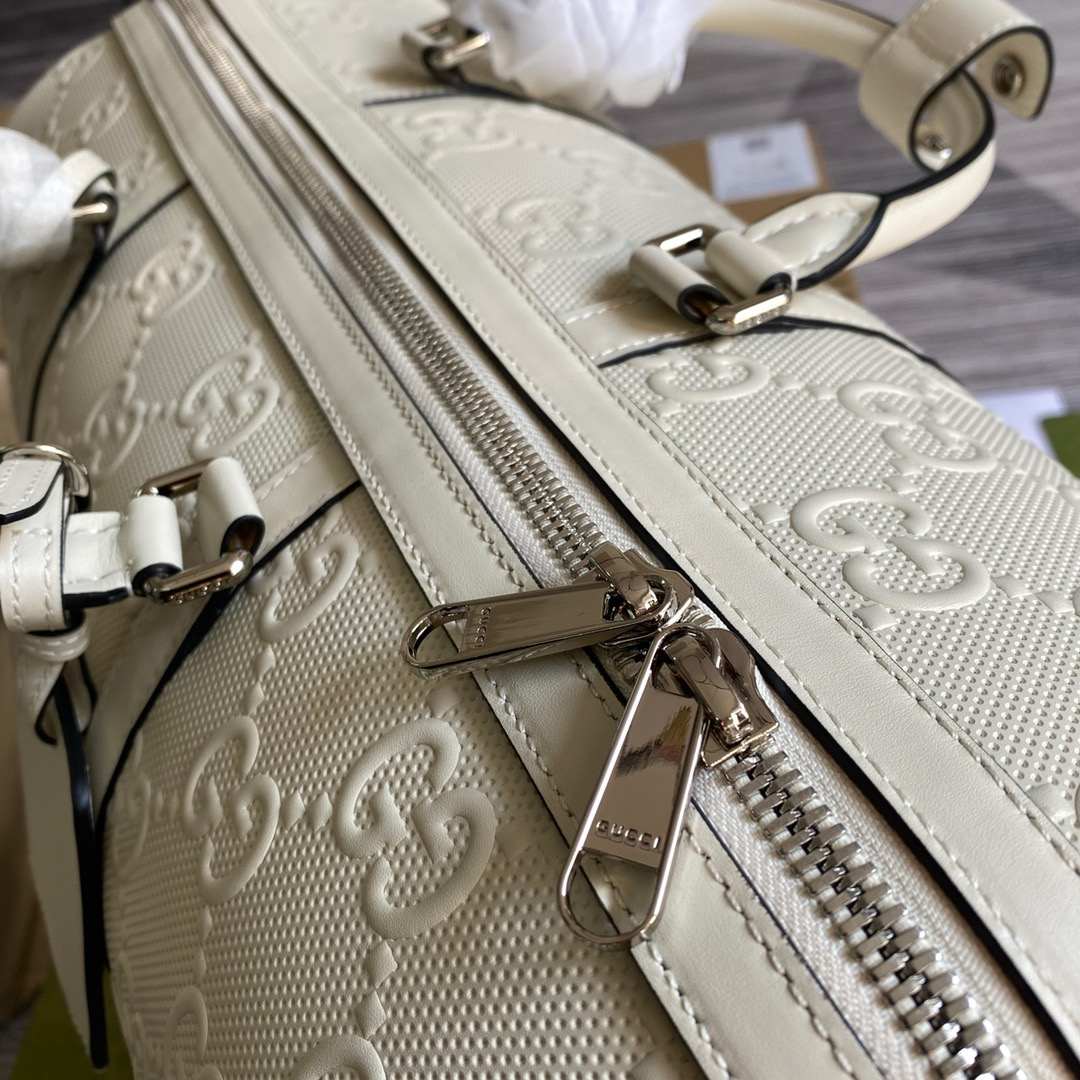 Gvc*1 Jumbo Gg Duffle Bag Black/White 15.9 in/40cm