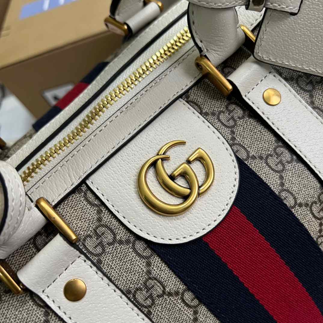 Gvc*1 Savoy Small Duffle Bag Beige/Grey 17.3 in/43 cm 724642 UULDT 9684
