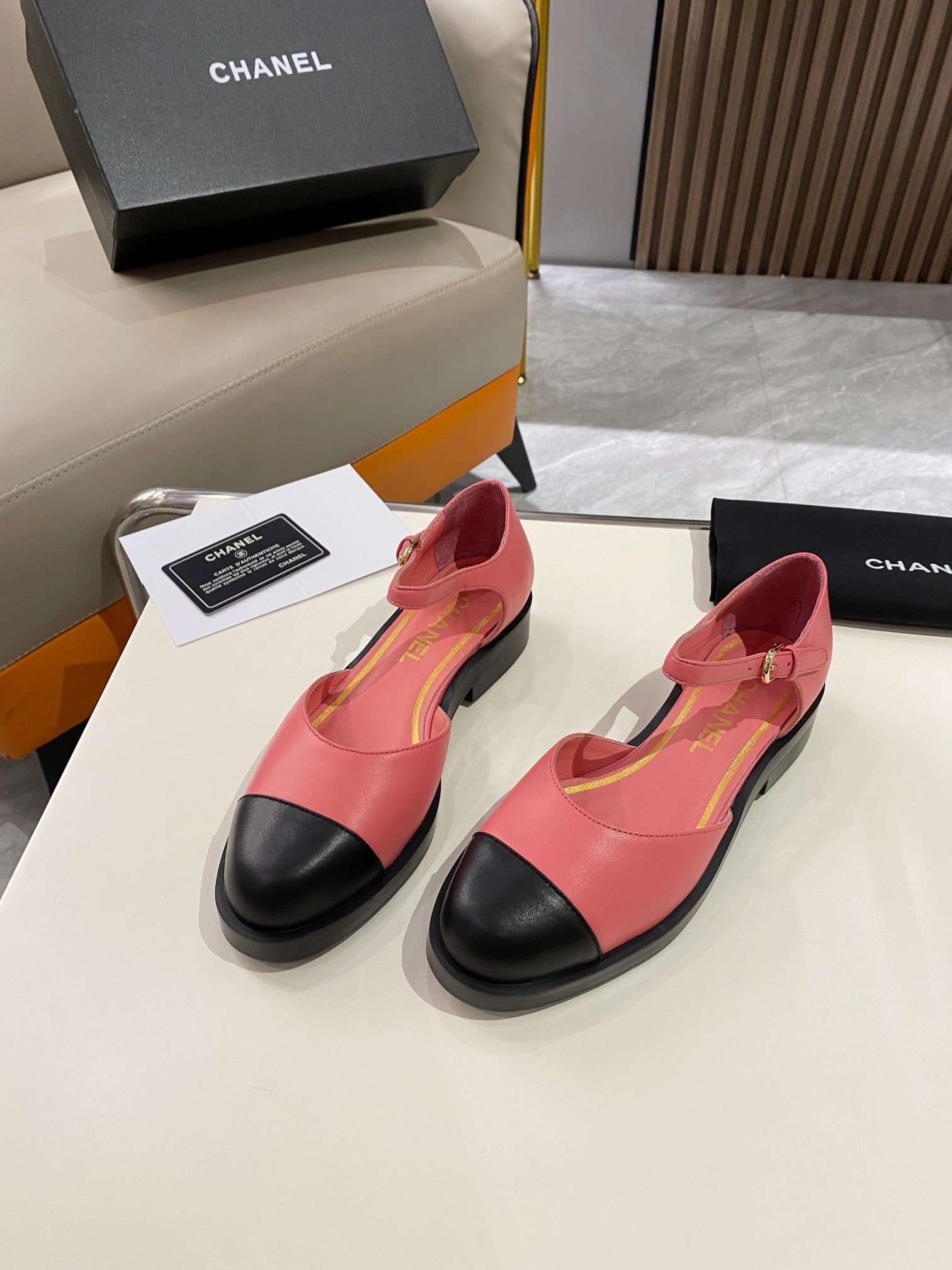 Ch**el Mary Janes Pink For Women
