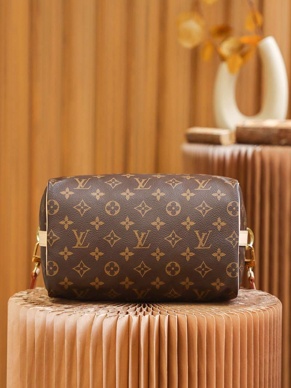L0vis Vvtt0n Speedy Bandouliere 25 Brown For Women 25cm / 9.8in M41113
