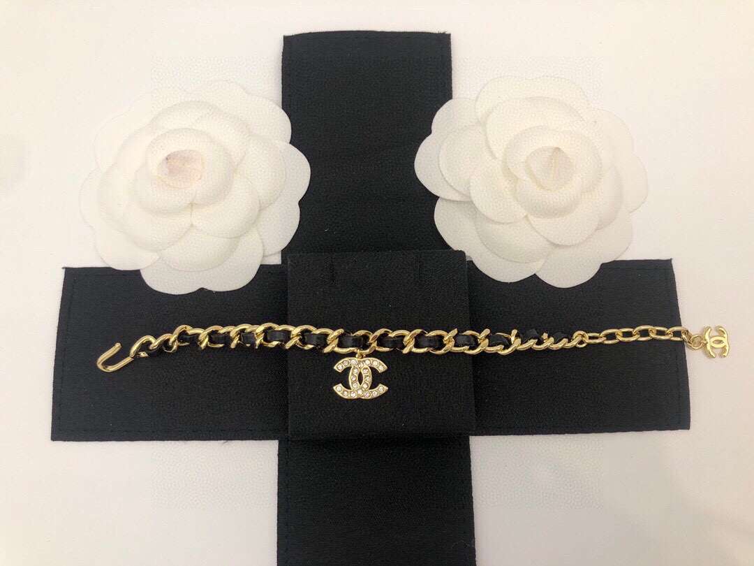 Ch**el Chain Bracelet Gold For Women
