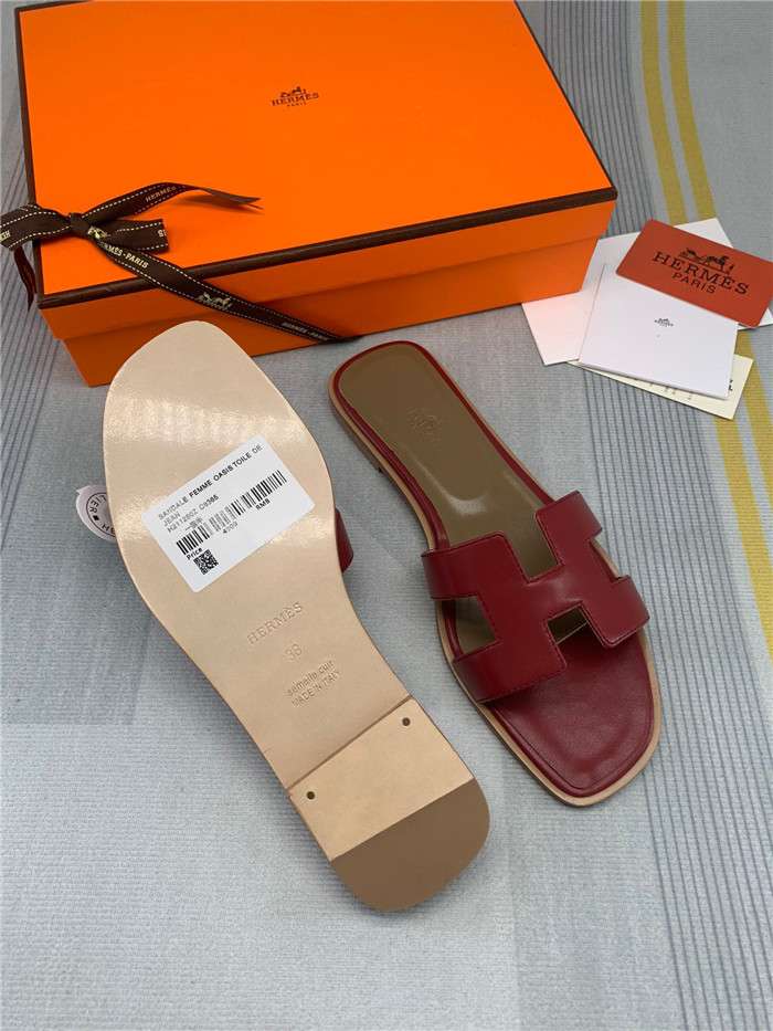 H**me5 Oran Sandal Burgundy For Women