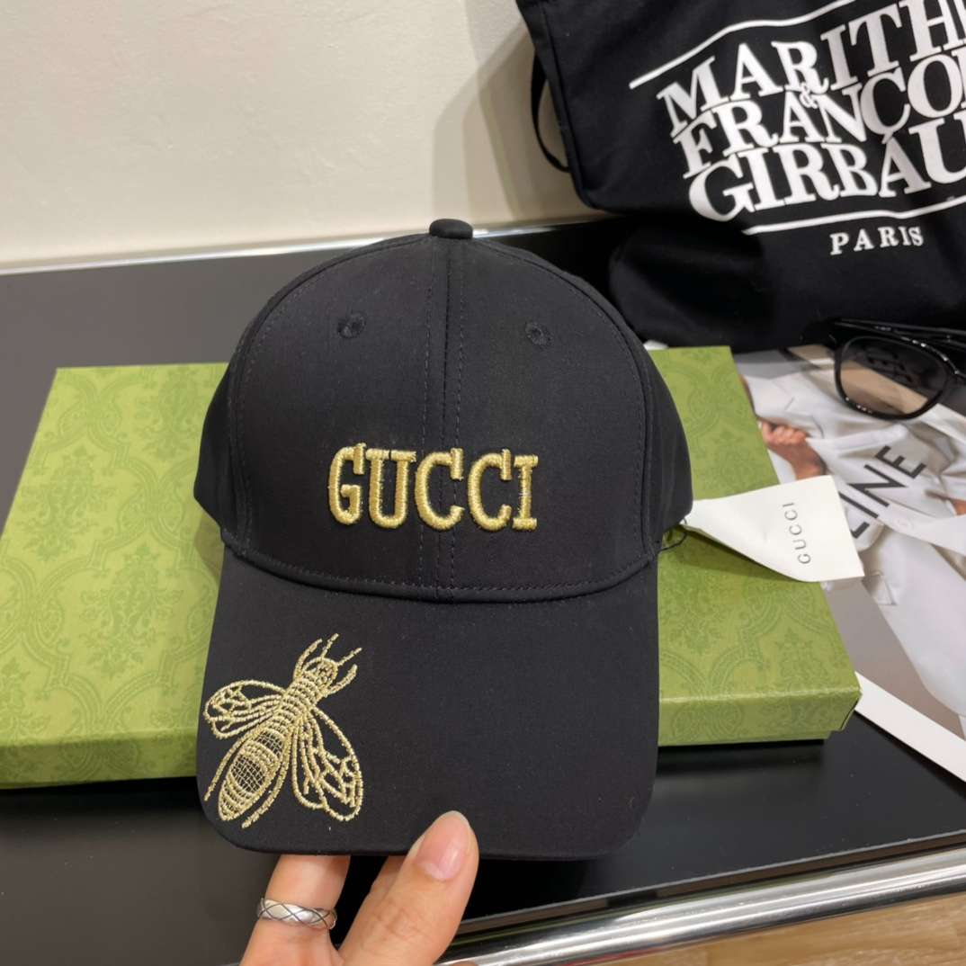 Gvc*1 Bee Baseball Hat Black For Women